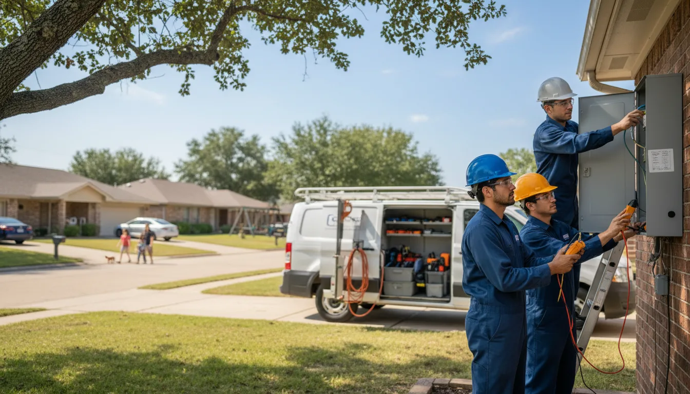 Certified electrician providing emergency electrical services in Pineville, SC